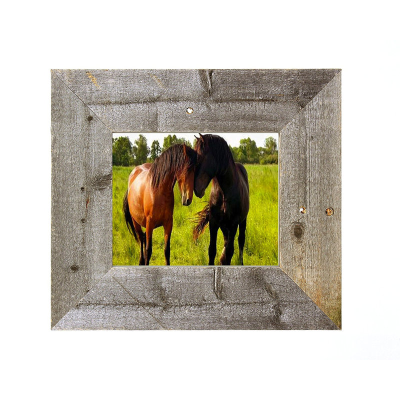 Weathered Gray Wood Matte Picture Frame, 8" x 10"