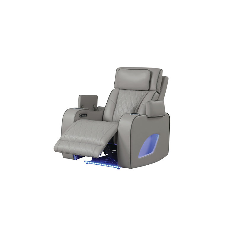 Fauteuil inclinable Nostrand gris, Gris