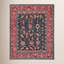Piraj Wool Geometric Area Rug in Pink-749857011