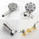 2 Handle Shower Faucet Set With Tub Spout Bathtub Shower Faucet Combo Set Shower System Complete Tub And Shower Trim Kit Wall Mounted Two Handles Shower Fixtures