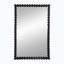 24 "x 36" miroir noir rectangulaire, miroir mural pour le vestibule de chambre à coucher de salon