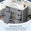 Meuble-lavabo 36 po avec lavabo en céramique-641467017