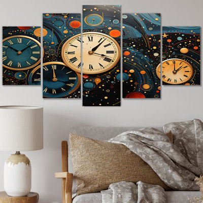 Watches Chronological Rhythms - Fashion Canvas Print - 5 Panels