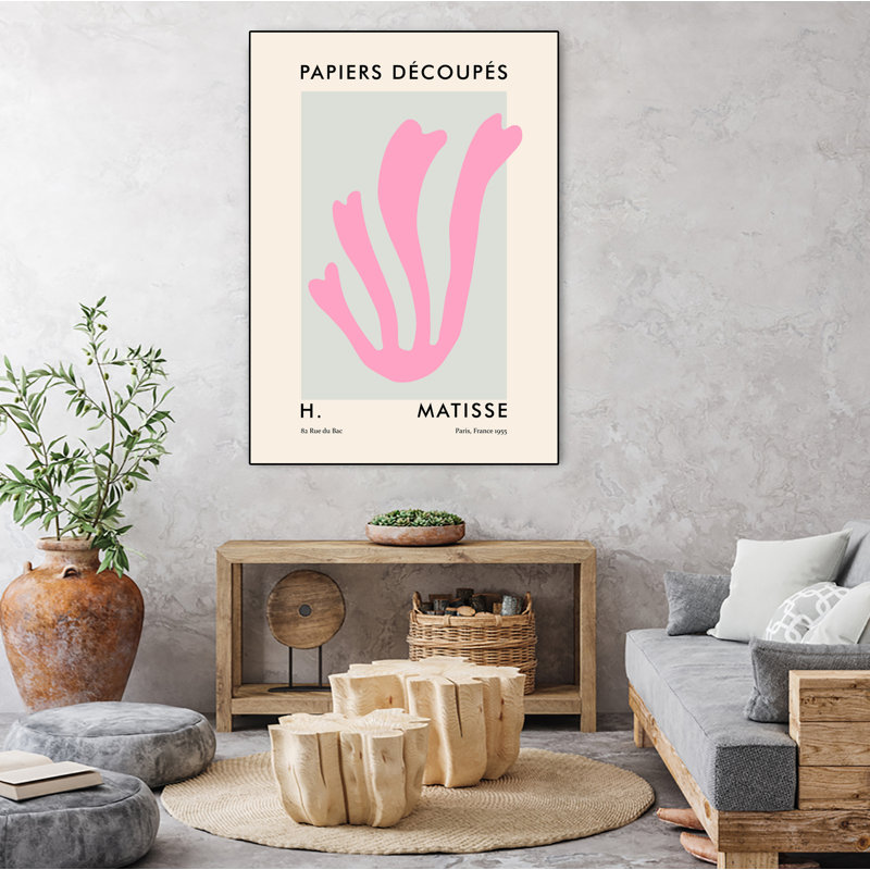 «Papiers Découpés V», toile encadrée, H 24 po x l 18 po