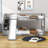 Twin Over Twin Wood Bunk Bed with Cabinet and Slide-1999314186
