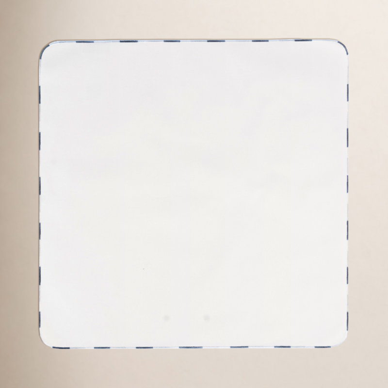 Kutnu Ikat Placemat, White/Black
