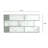 5.91'' W x 11.82'' L Gel Peel and Stick Subway Tile