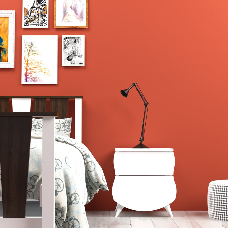 Jeff 49.7cm W Manufactured Wood Bedside Table