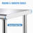 High Load-Bearing Stainless Steel Worktable with Adjustable Shelves and Feet, Commercial Multipurpose Workstation for Kitchen, Restaurant, Garage and Backyard