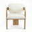 Wood Frame Dining Chair With Armrest-182999421-182999423