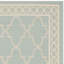 Tapis turquoise / beige Welby-20792685