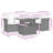 Vidaxl Garden Sofa Set PE Rattan Medium Modular Garden Sofa Set
