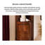 Armoire de coin en bois massif Traditional