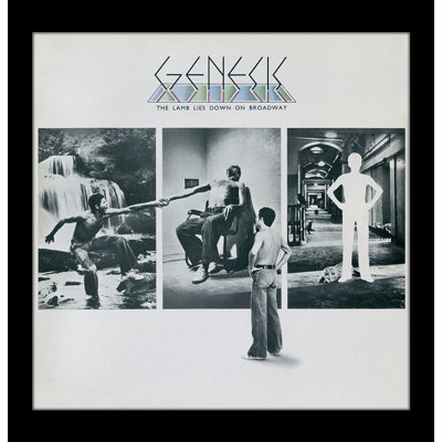 Genesis - The Lamb Lies Down o 12x12 Under Plexi, affiche encadrée