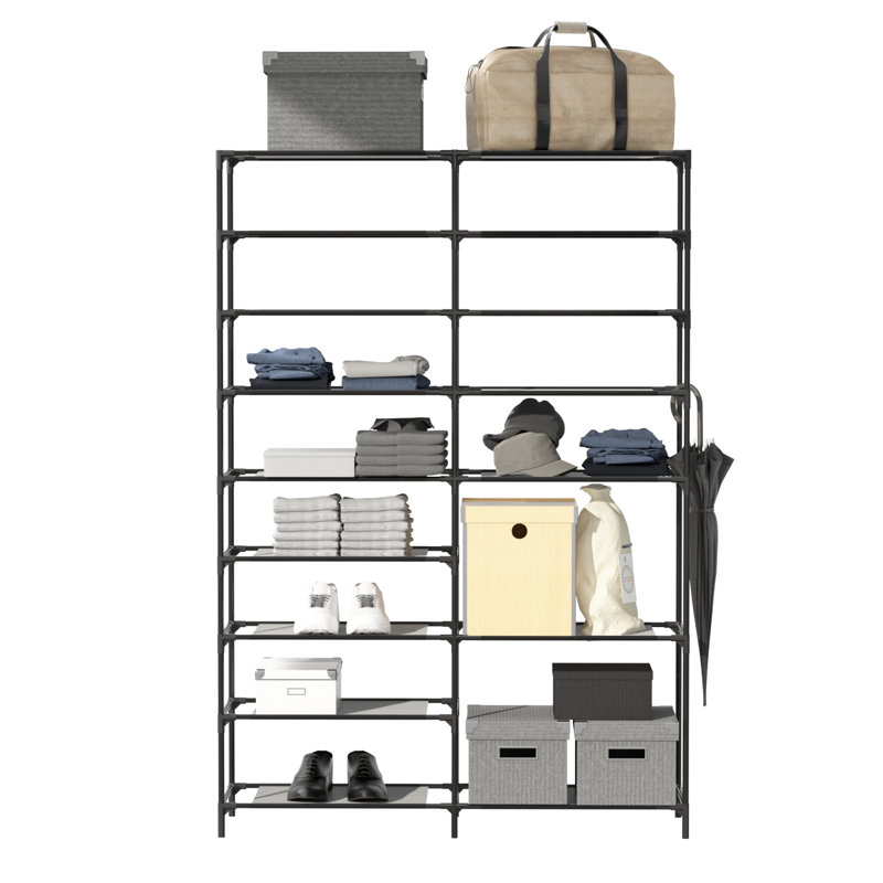 Rebrilliant Marysa 35'' W Pool Towel and Shoe Rack & Reviews | Wayfair