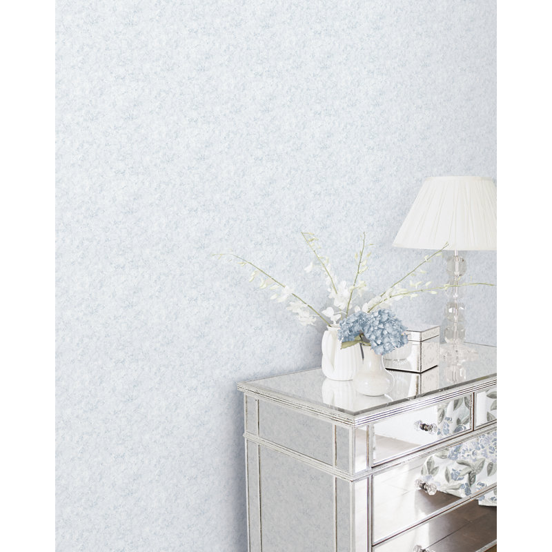 Pretty Prints Mini Marble Texture Wallpaper Roll, Navy