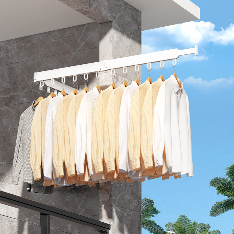 37.1cm Wall Mounted Clothes Rack