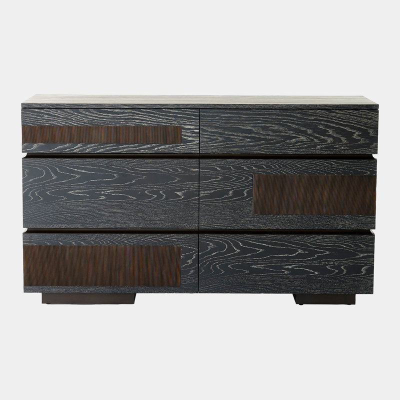 Commode Brésil - chêne cérusé noir