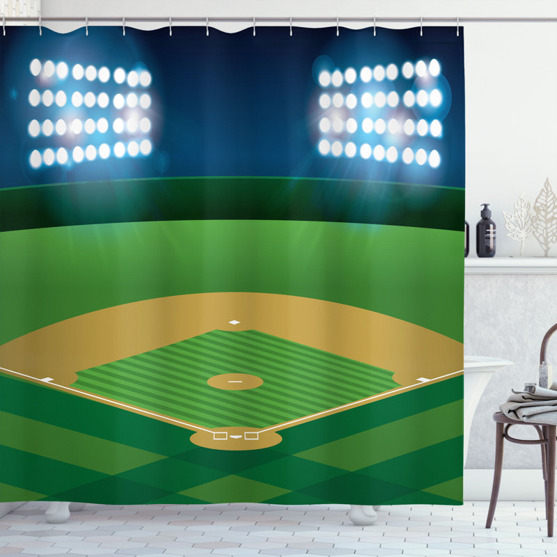 Shower Curtain with Hooks Included, 70" H x 69" W