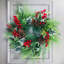 Couronne de chlorure de polyvinyle 24 po Pinecone Holly Berry