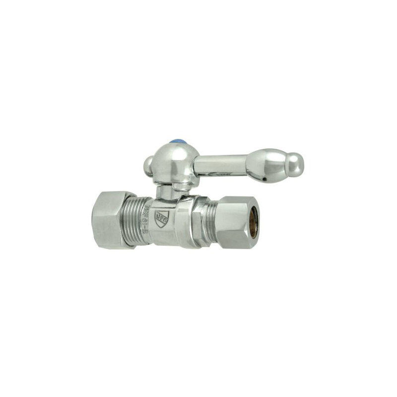 Quarter Single Hole Bathroom Faucet, Polished Chrome