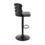 Chaise de bar pivotante réglable en fer gris et noir 25 po Eastridge-1155834484-1145400823-1159985069