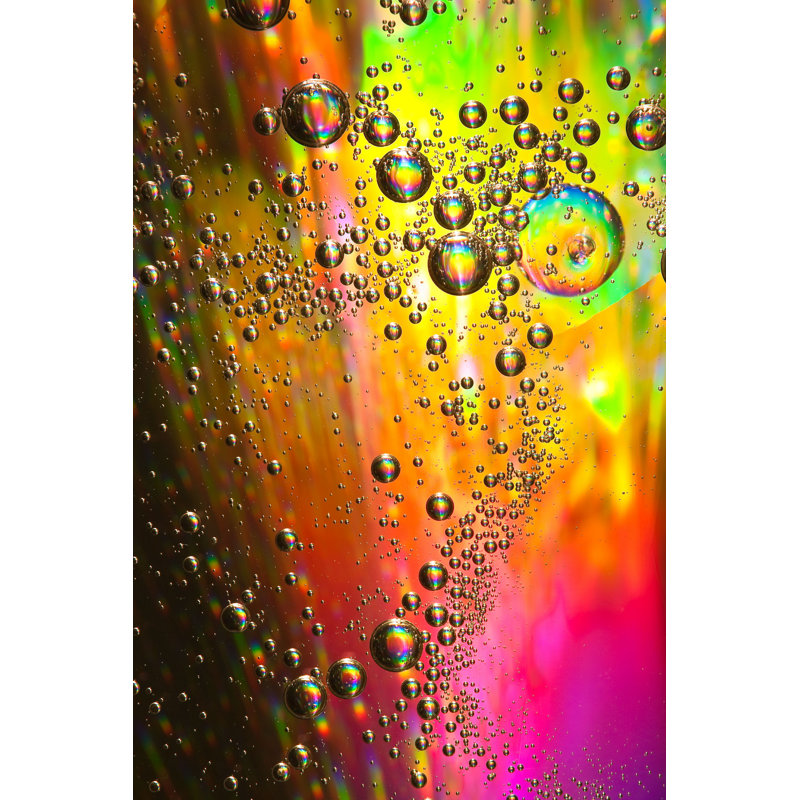 Colorful Bubbles by Joops - Wrapped Canvas Photograph, 20" W x 30" H