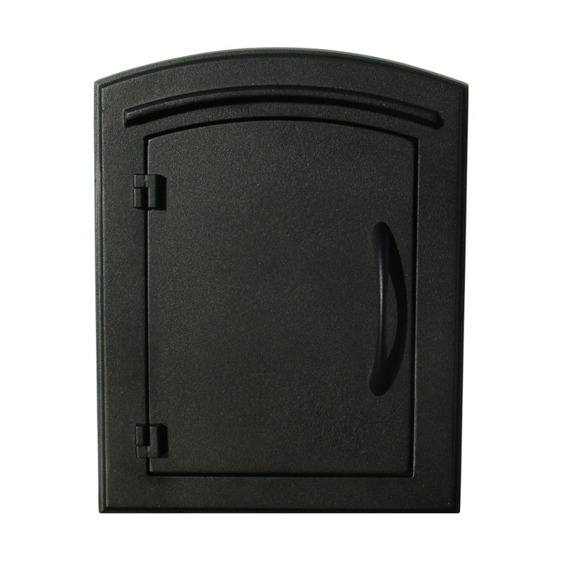 Manchester Wall Mounted Mailbox, Black