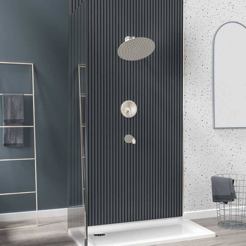Système de douche complet, Nickel brossé