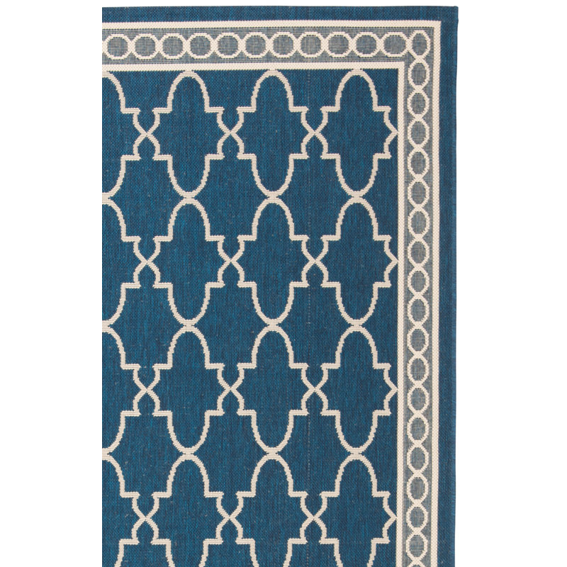 Tapis géométrique Herefordshire Performance, Rectangle 6 pi 7 po x 9 pi 6 po