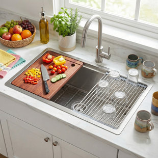 30'' L Single Bowl Stainless Steel Kitchen Sink