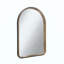 Miroir arqué en bois deux tons