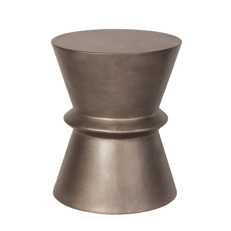 Table de bout haute Isiah 17,7 po, Bronze