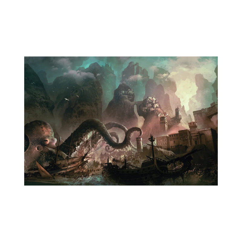 Monster Raid by Ferdinand Ladera - Wrapped Canvas Print, 66.04 cm H x 45.72 cm W x 3.175 cm D