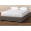 Base de lit plateforme tapissier avec 4 tiroirs de rangement de style moderne et contemporain Abbey Hassell-786124152-786124147