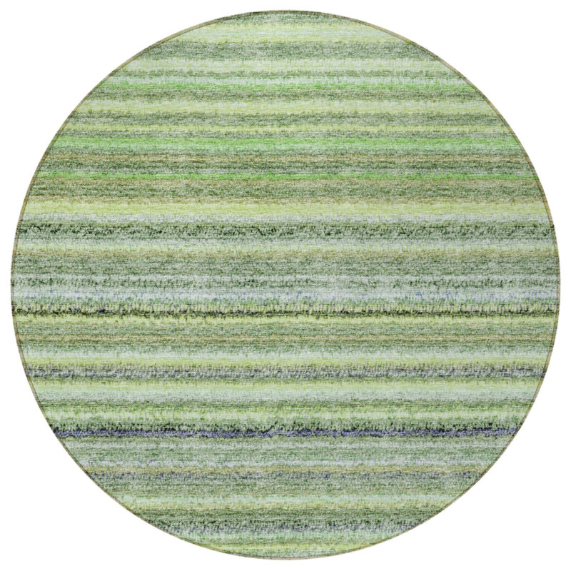 Tapis extérieur lavable à rayures 8 po