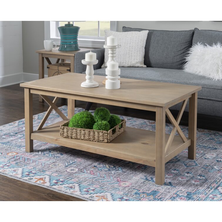 Stimpson Solid Wood Coffee Table with Storage