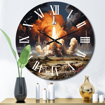 Courtnei Metal Wall Clock