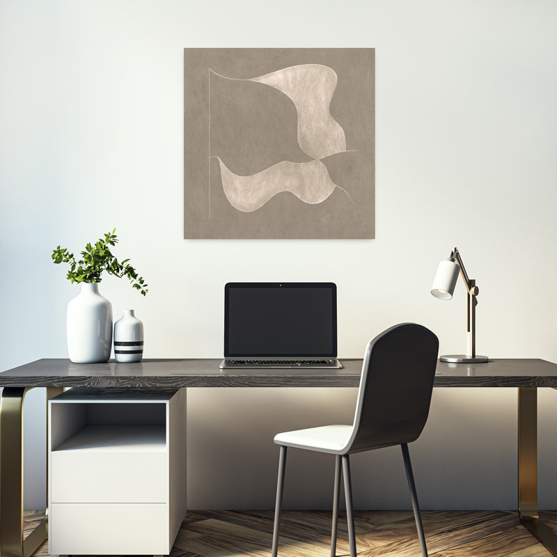 Art contemporain contemporain abstrait, H 18 po x l 18 po