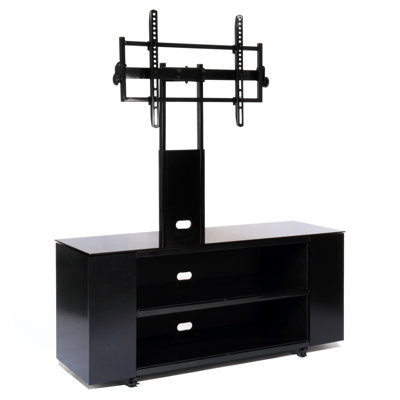 TV Stand With CD/DVD Cabinet for Up to 90" TVs