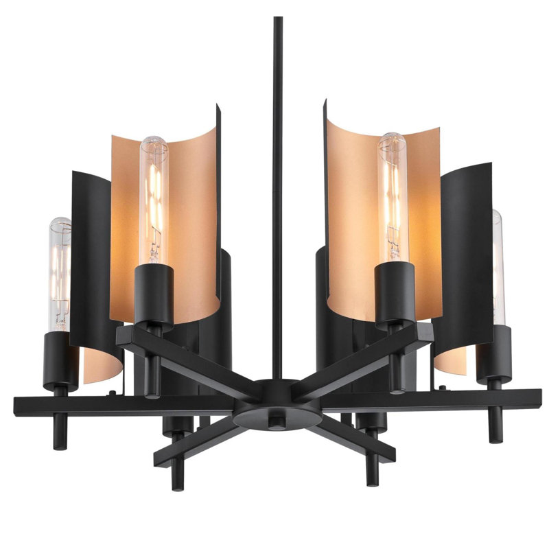 Mihriban 6 - Light Wagon Wheel Chandelier