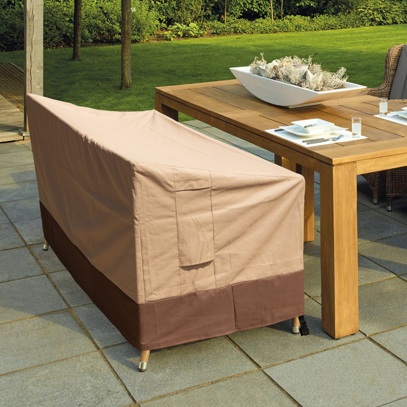 Housse pour chaise de patio, H 30 po x l 60 po x P 42 po