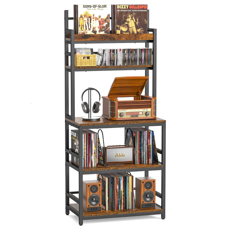 168 cm H Media Shelves