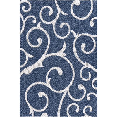 Alexei Cotton Damask Indoor Rug