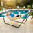 124 In. Outdoor Beige Hammock With Stand-610397732