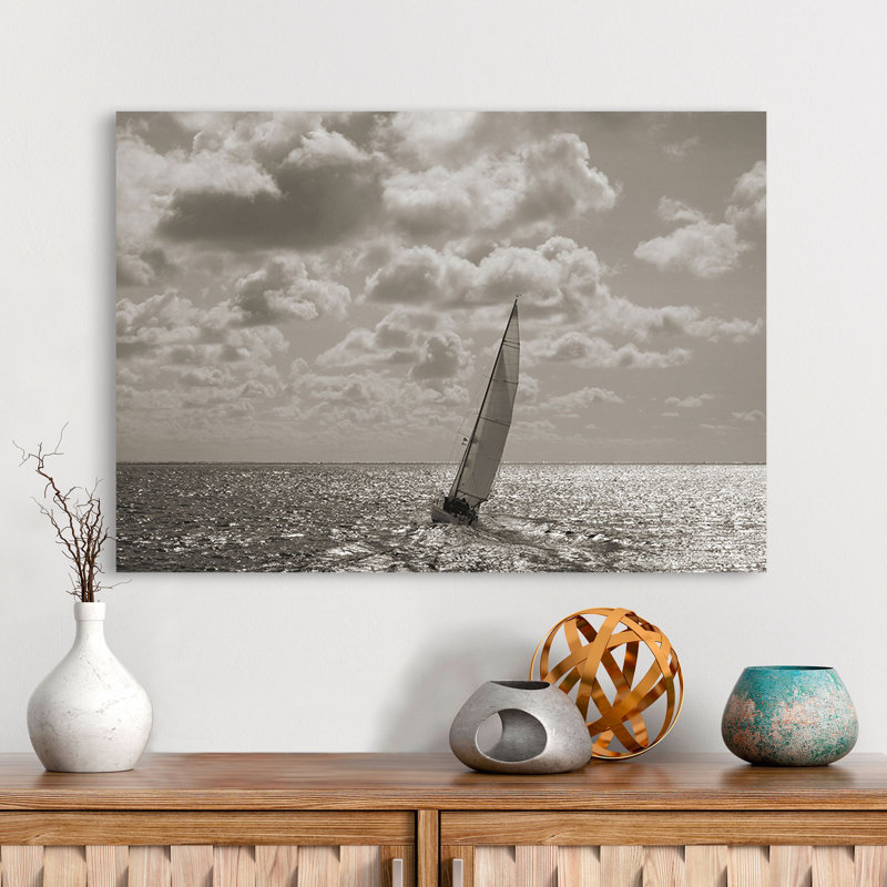 Sailing - Wrapped Canvas Print, 50cm H x 70cm W x 4cm D