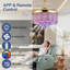 Ventilateur lustre 30 "Rgb-376712570