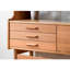 Buffet de rangement en verre à porte mobile-102465165