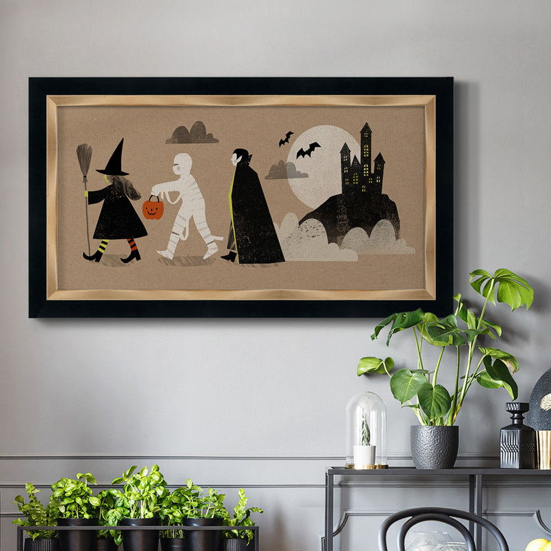 Collection d'Halloween D - reproduction de photo sur toile simple, H 25 po x l 45 po x P 1 po