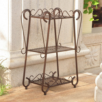 Arifa Metal Weather Resistant Plant Stand